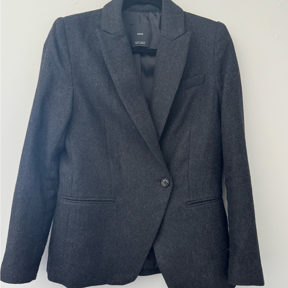 Mango Women's Charcoal Blazer
